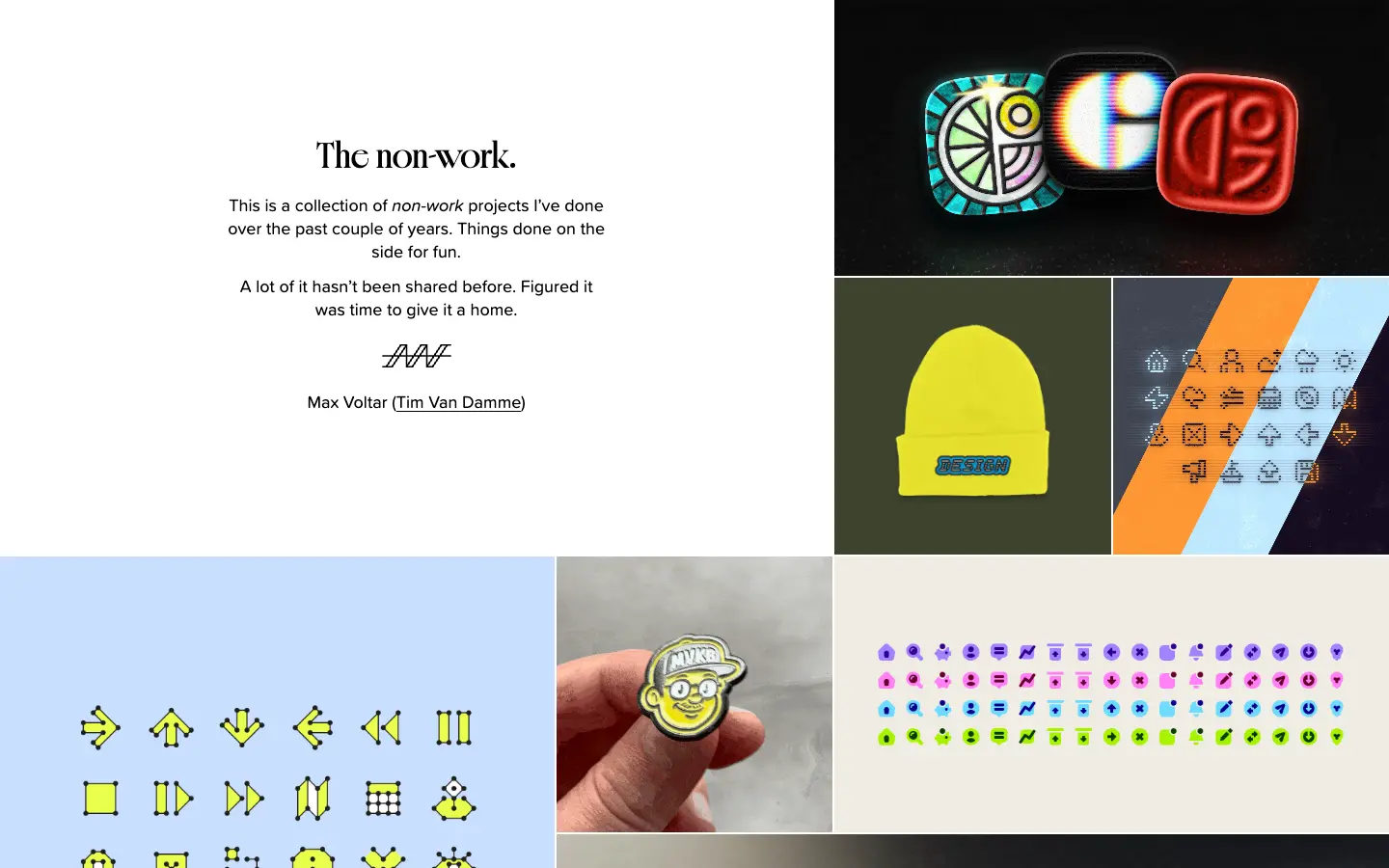 Preview of Max Voltar • The non-work.