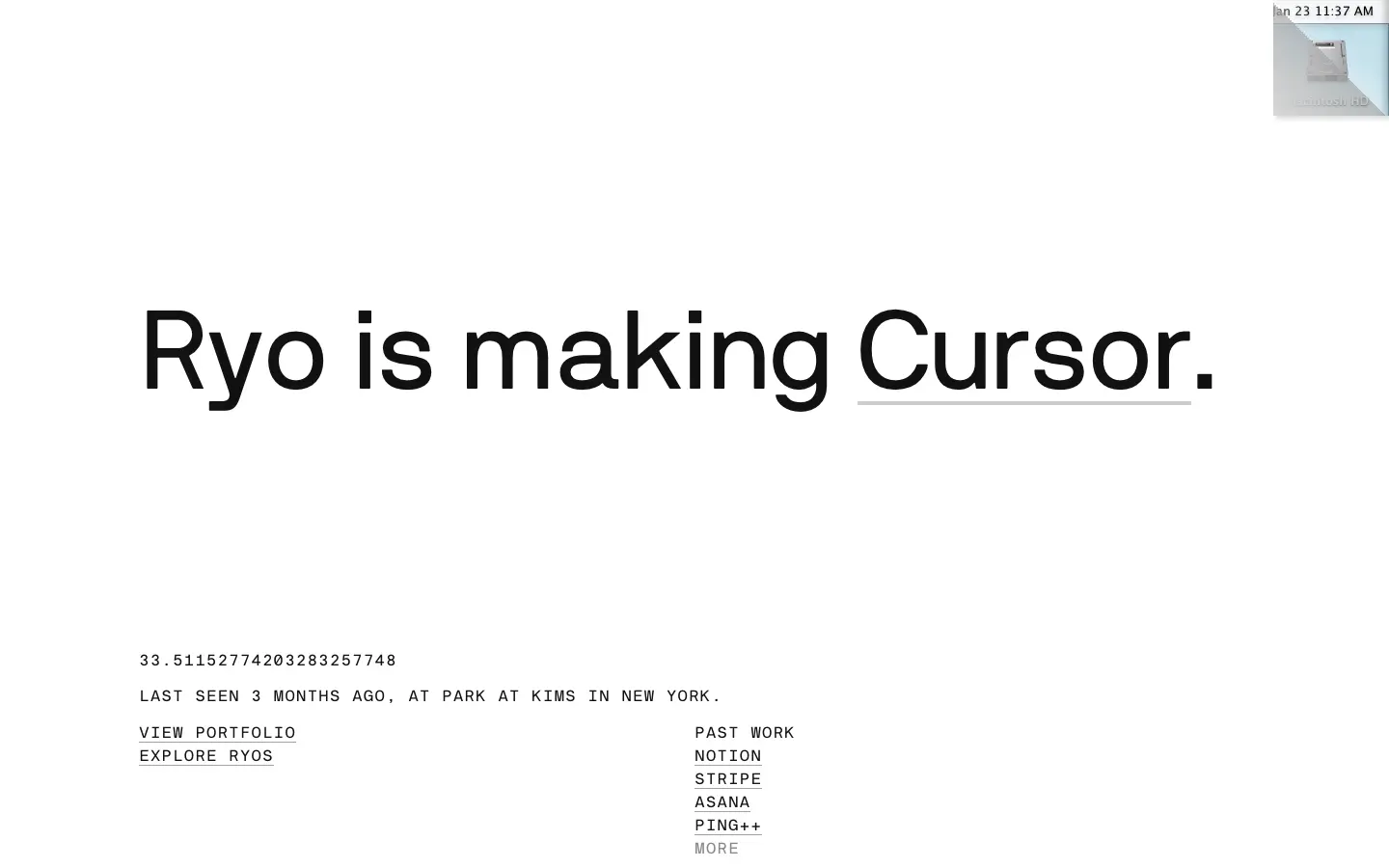 Ryo Lu desktop screenshot
