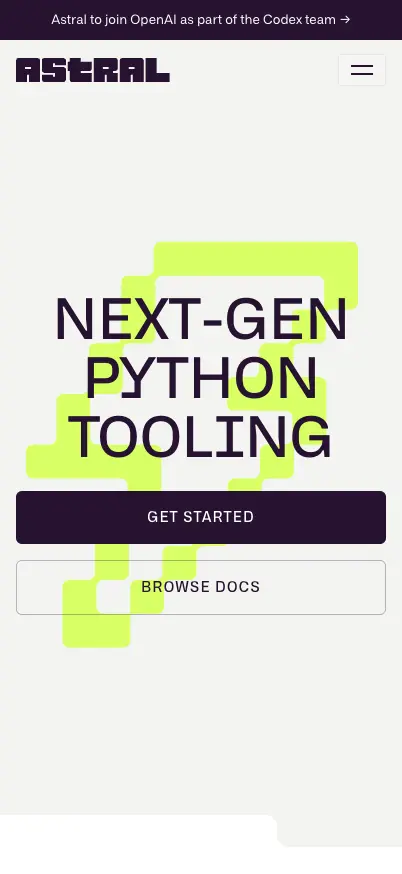Astral mobile screenshot