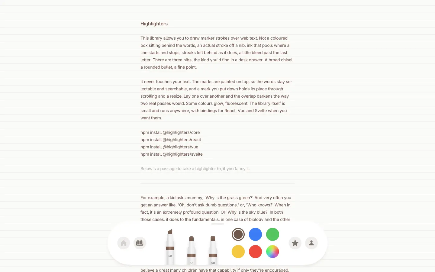Preview of Highlighters