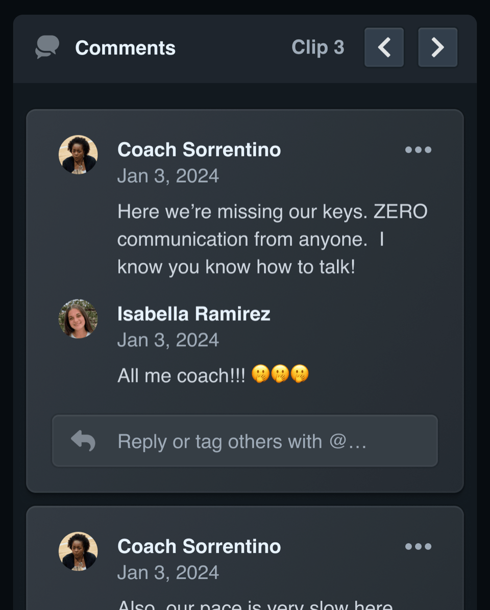 Comments and collaboration