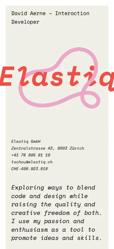 David Aerne mobile screenshot