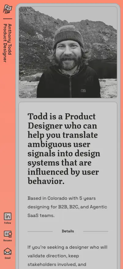 Anthony Todd mobile screenshot