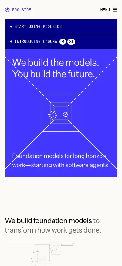Poolside mobile screenshot