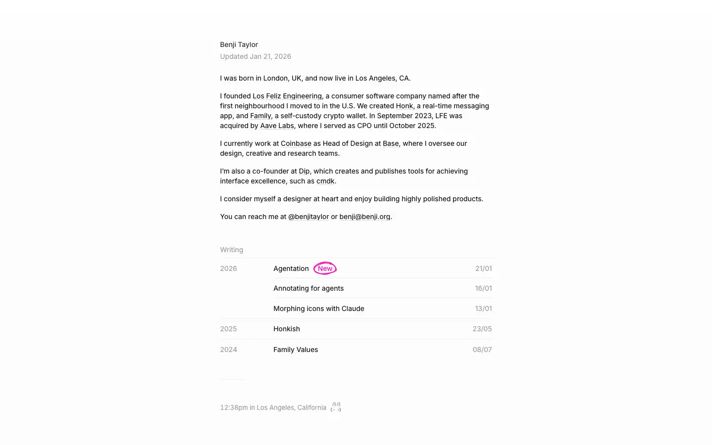 Benji Taylor desktop screenshot