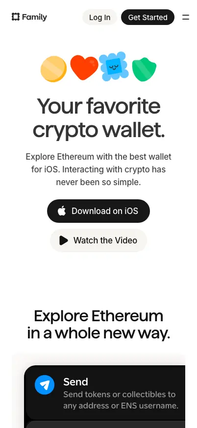 Family mobile screenshot