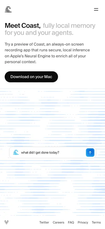 Coast mobile screenshot