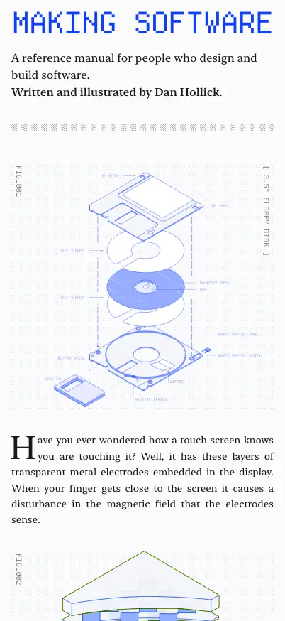 Making Software mobile screenshot